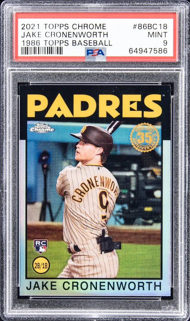2021 Topps Chrome Jake Croneworth 1986 Topps Baseball #86BC18 card image