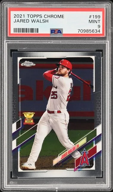 2021 Topps Chrome Jared Walsh #199 card image