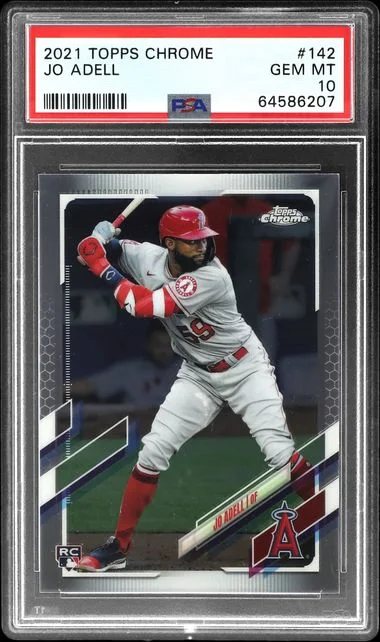 2021 Topps Chrome Jo Adell #142 card image