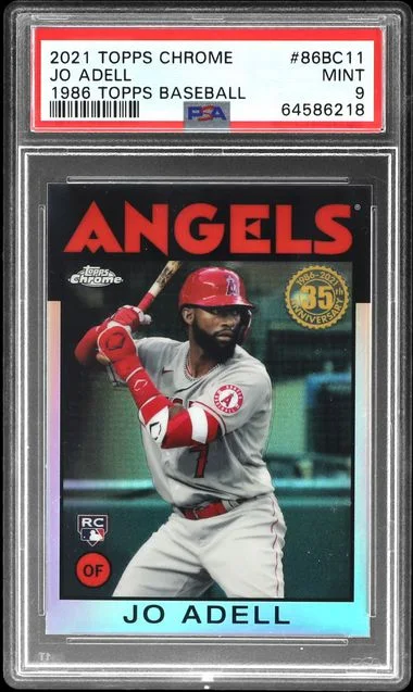2021 Topps Chrome Jo Adell 1986 Topps Baseball #86BC-11 card image