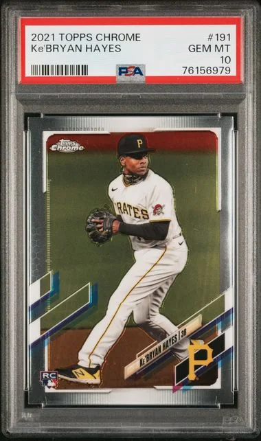 2021 Topps Chrome Ke'Bryan Hayes #191 card image