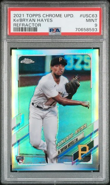 2021 Topps Chrome Ke'Bryan Hayes Refractor #USC63 card image