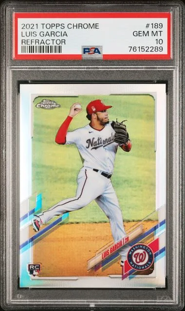 2021 Topps Chrome Luis Garcia #189 card image