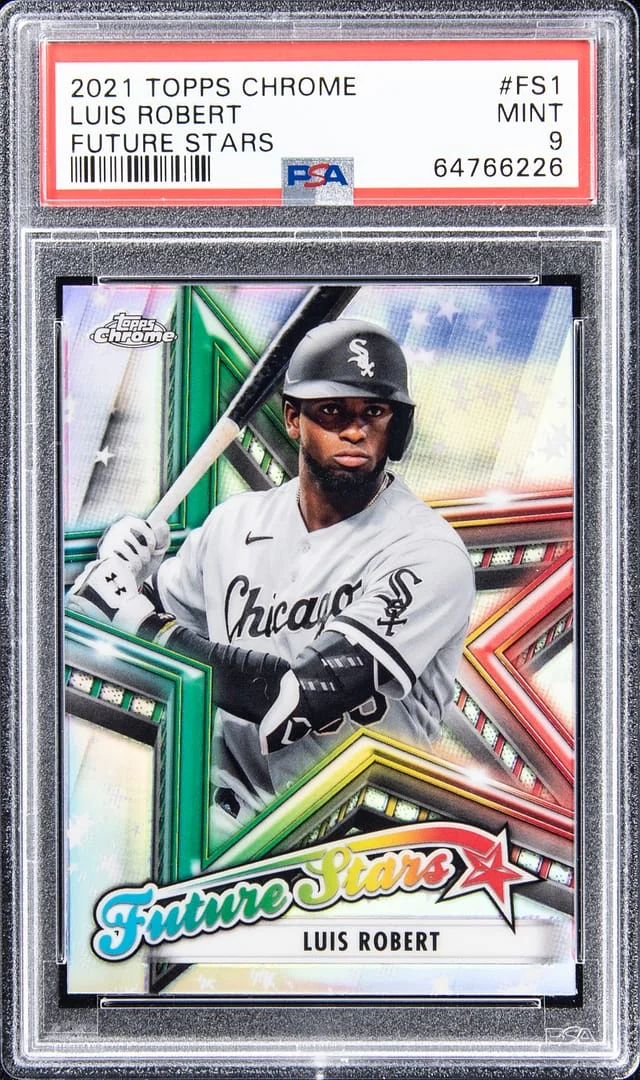 2021 Topps Chrome Luis Robert Future Stars #FS1 card image