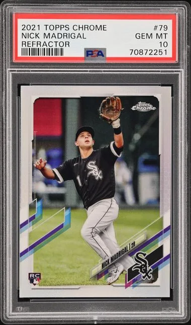 2021 Topps Chrome Nick Madrigal Refractor #79 card image