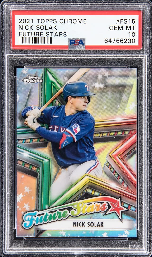 2021 Topps Chrome Nick Solak Future Stars #FS-15 card image