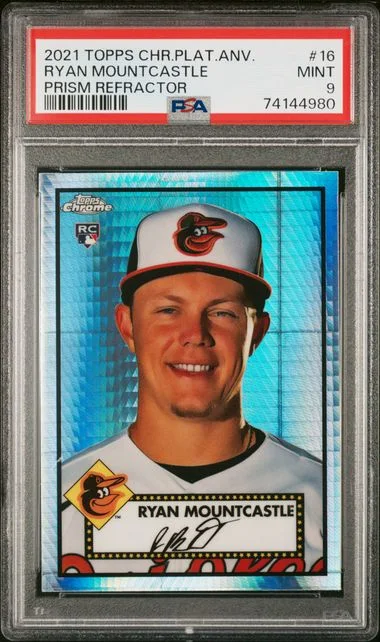 2021 Topps Chrome Ryan Mountcastle Prism Refractor #16 card image