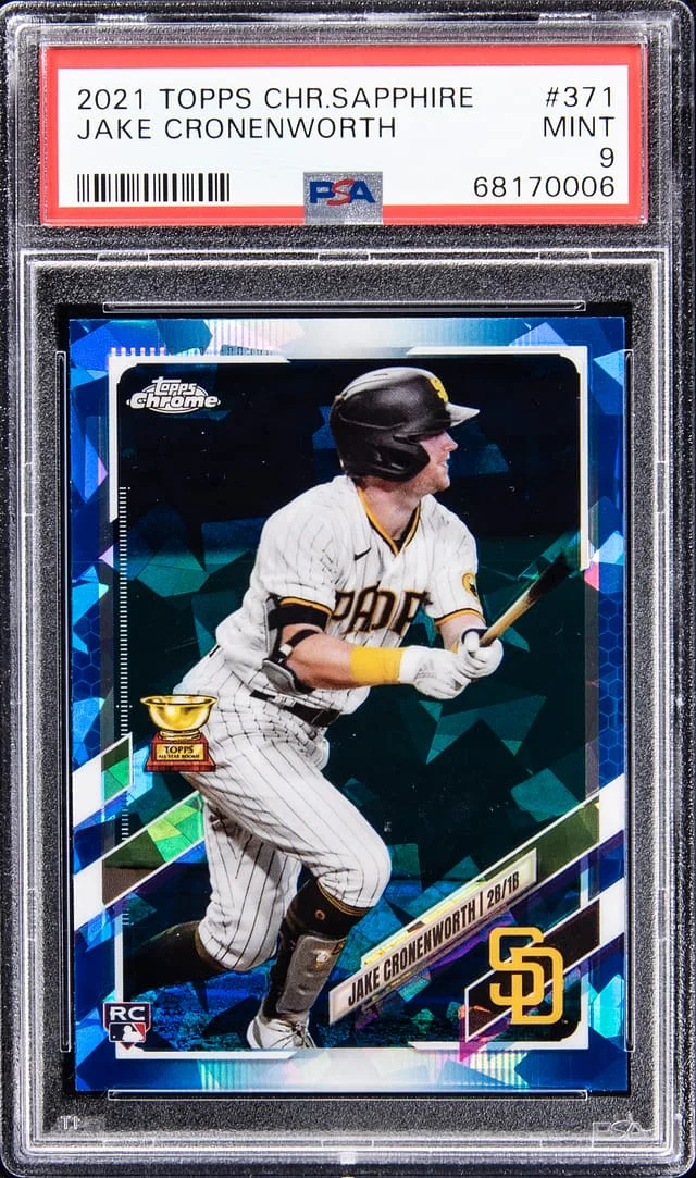 2021 Topps Chrome Sapphire Jake Cronenworth #371 card image