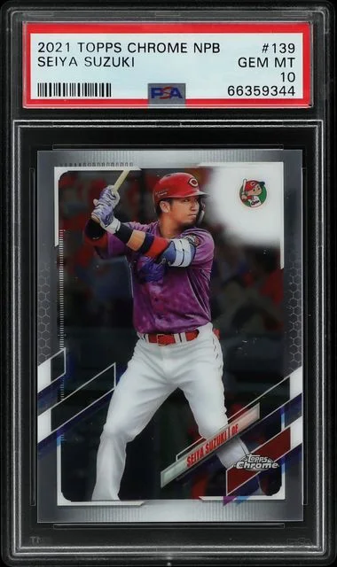 2021 Topps Chrome Seiya Suzuki Nippon Professional Baseball #139 card image