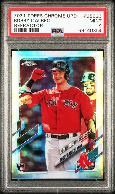 2021 Topps Chrome Update Bobby Dalbec Refractor #USC23 card image