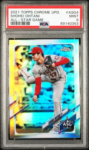 2021 Topps Chrome Update Shohei Ohtani All-Star Game #ASG-4 card image