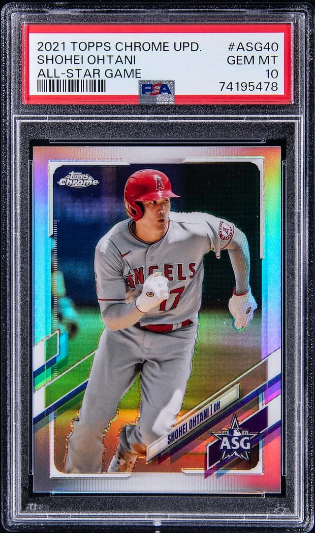 2021 Topps Chrome Update Shohei Ohtani All-Star Game #ASG-40 card image