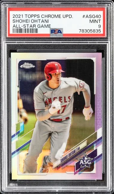 2021 Topps Chrome Update Shohei Ohtani All-Star Game #ASG40 card image