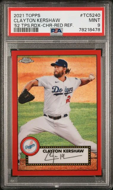 2021 Topps Clayton Kershaw 1952 Topps Redux #TC5240 card image