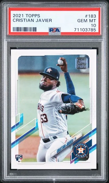 2021 Topps Cristian Javier #183 card image