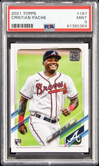 2021 Topps Cristian Pache #187 card image