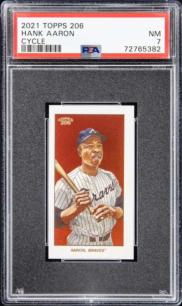 2021 Topps Cycle Hank Aaron #206 card image