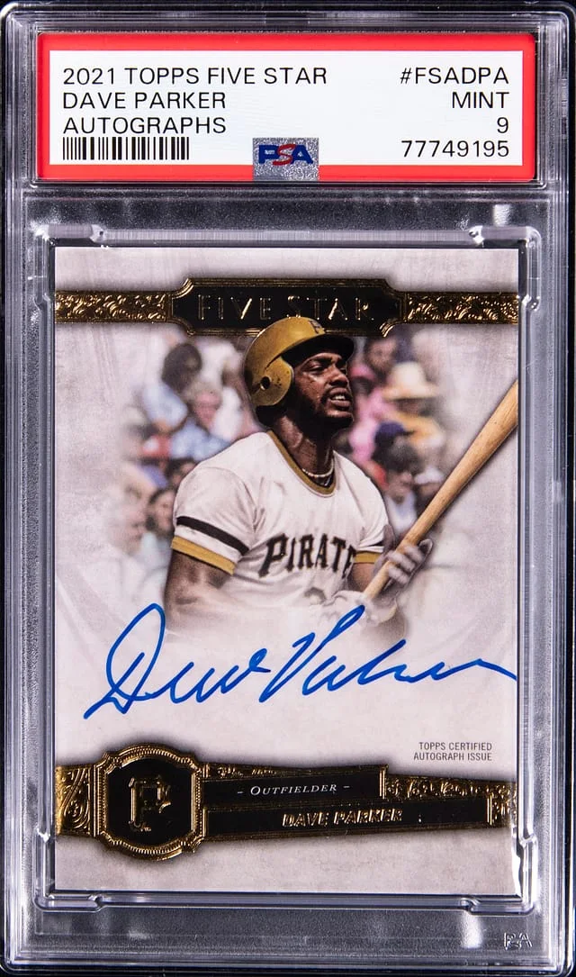 2021 Topps Dave Parker Five Star Autographs #FSADPA card image