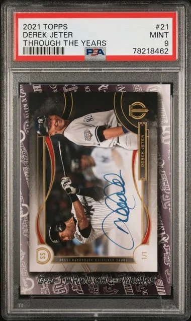 2021 Topps Derek Jeter Through The Years #21 card image