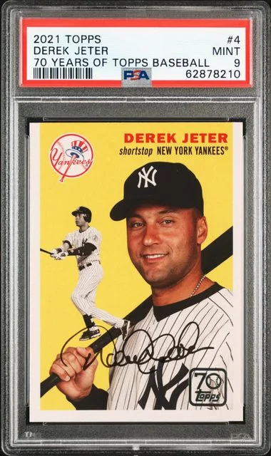 2021 Topps Derek Jeter 70 Years Of Topps Baseball #4 card image