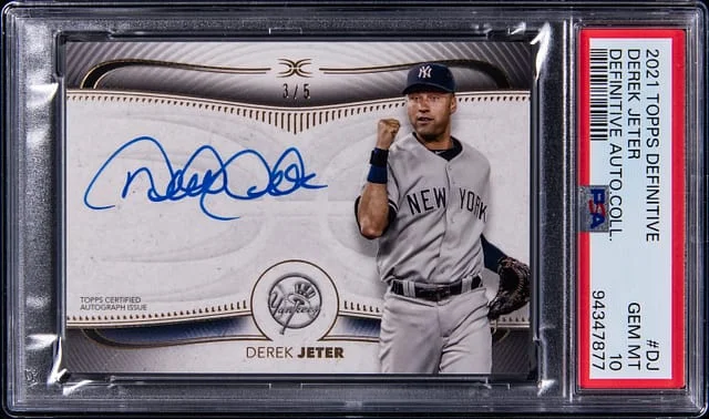 2021 Topps Derek Jeter Definitive Autograph Collection #DCA-DJ card image