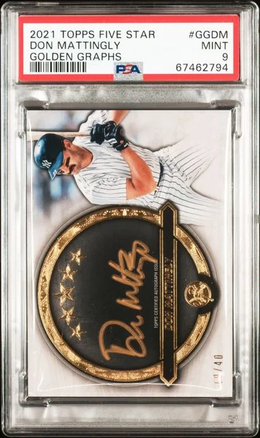 2021 Topps Don Mattingly Five Star Golden Graphs #GG-DM card image