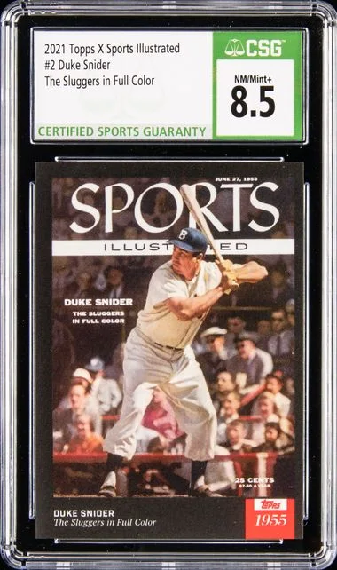 2021 Topps Duke Snider X-Sports Illustrated The Sluggers In Full Color #2 card image