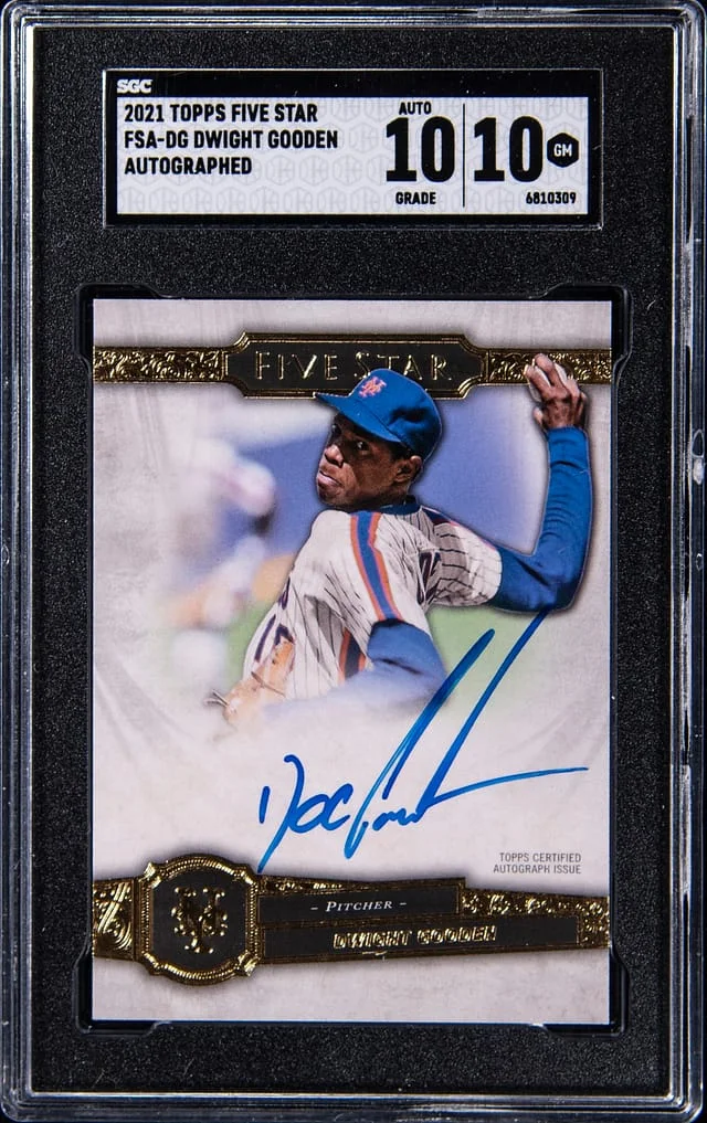 2021 Topps Dwight Gooden Five Star Autographed #FSA-DG card image