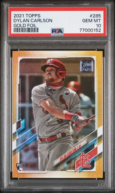 2021 Topps Dylan Carlson #285 card image