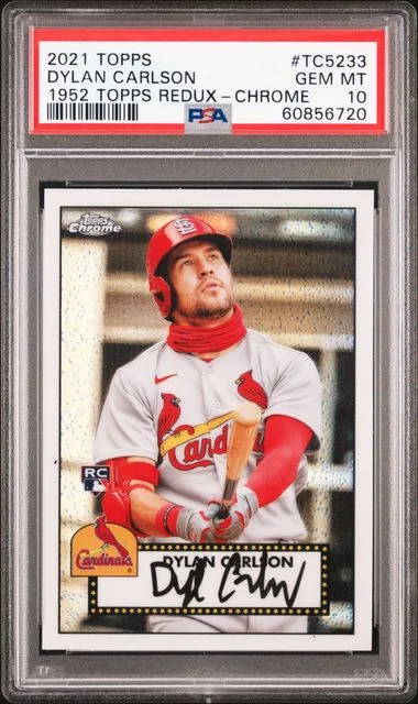 2021 Topps Dylan Carlson 1952 Topps Redux Chrome #Tc5233 card image