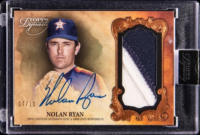 2021 Topps Dynasty Nolan Ryan Dynastic Deed #DAP-NR5 card image