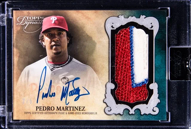 2021 Topps Dynasty Pedro Martinez Autograph Patch #DAP-PM4 card image