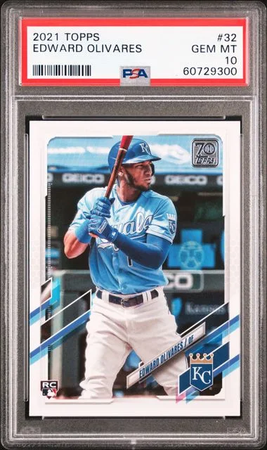 2021 Topps Edward Olivares #32 card image