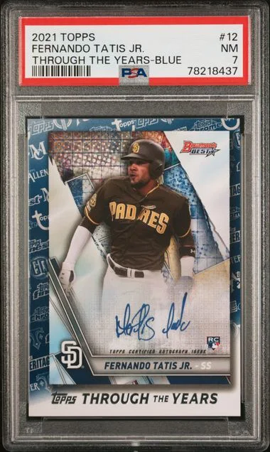 2021 Topps Fernando Tatis Jr. Through The Years #12 card image