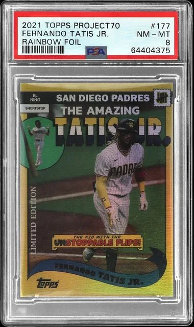 2021 Topps Fernando Tatis Jr. Project70 Rainbow Foil #177 card image