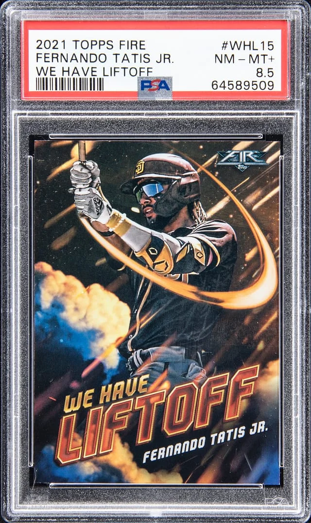 2021 Topps Fernando Tatis Jr Fire We Have Liftoff #WHL15 card image