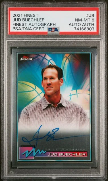 2021 Topps Finest Finest Autographs Jb Jud Buechler #no-number card image