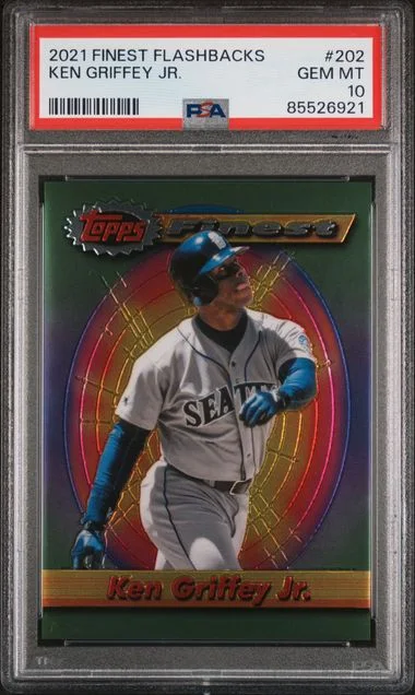 2021 Topps Finest Ken Griffey Jr. Flashbacks #202 card image