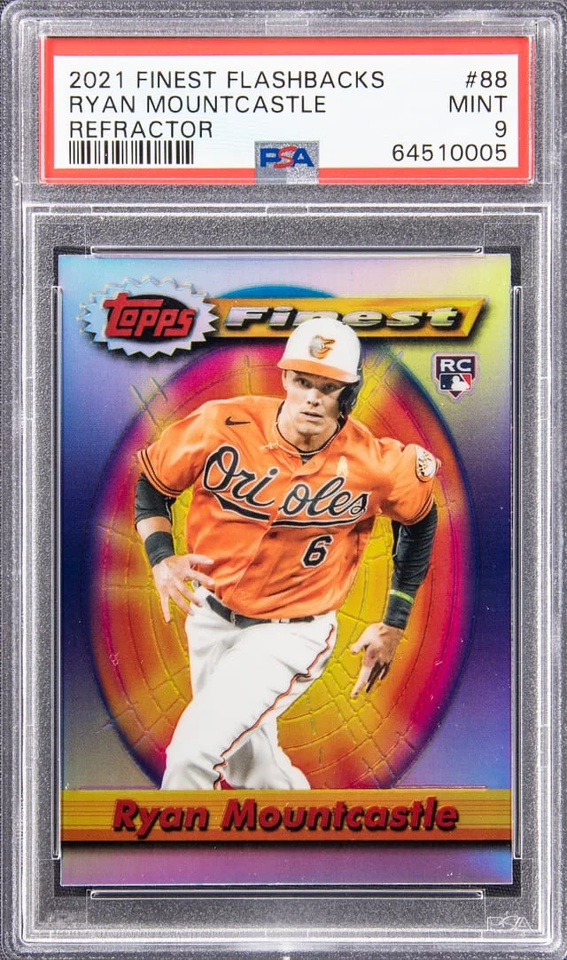 2021 Topps Finest Ryan Mountcastle Flashbacks Refractor #88 card image