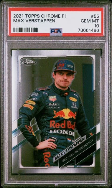 2021 Topps Formula 1 Max Verstappen #55 card image