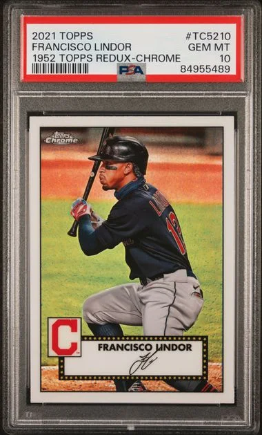 2021 Topps Francisco Lindor 1952 Topps Redux Chrome #TC5210 card image