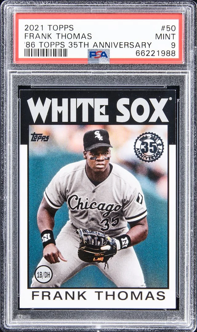 2021 Topps Frank Thomas 86 Topps 35th Anniversary #50 card image