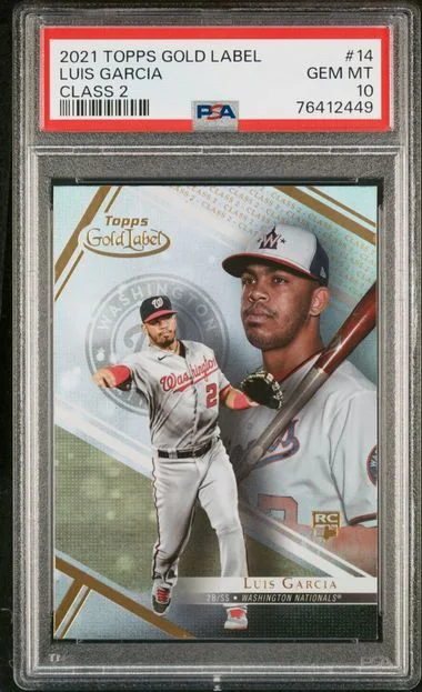 2021 Topps Gold Label Class 2 Luis Garcia #14 card image