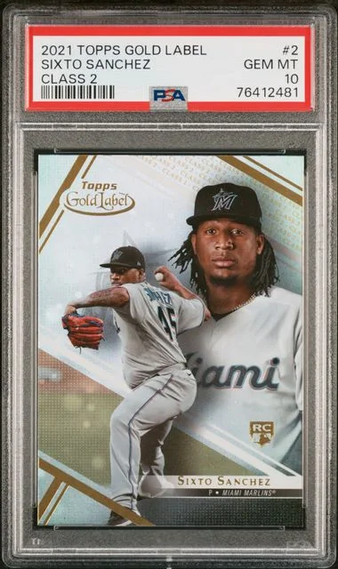 2021 Topps Gold Label Class 2 Sixto Sanchez #2 card image