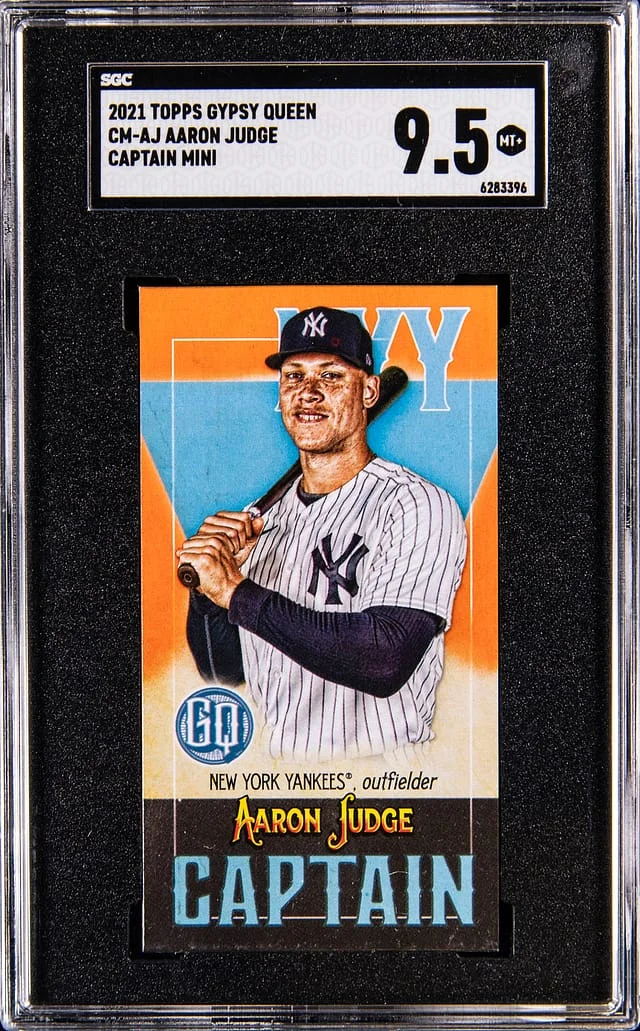 2021 Topps Gypsy Queen Aaron Judge Captain Mini #CM-AJ card image