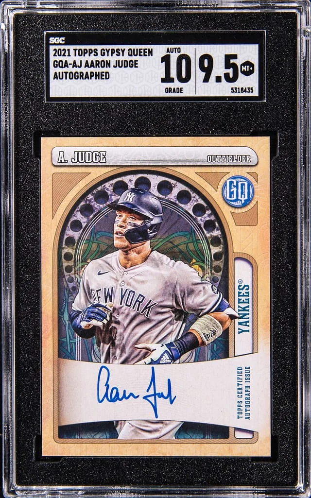 2021 Topps Gypsy Queen Aaron Judge Autograph #GQA-AJ card image