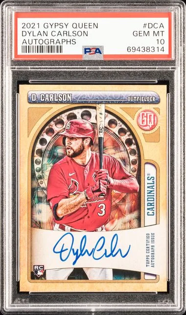 2021 Topps Gypsy Queen Dylan Carlson Autograph #DCA card image