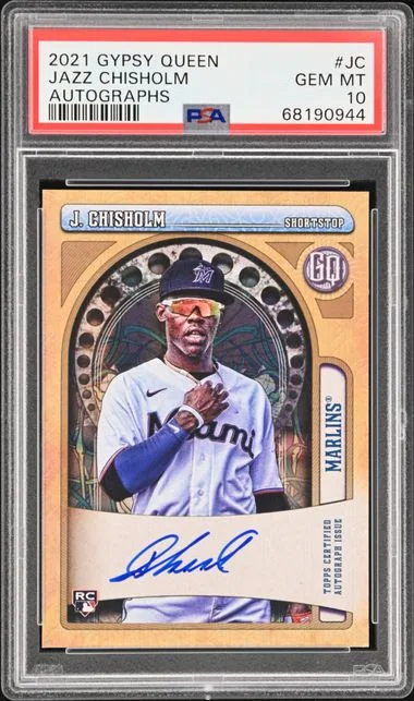 2021 Topps Gypsy Queen Jazz Chisholm Autograph #GOA-JC card image