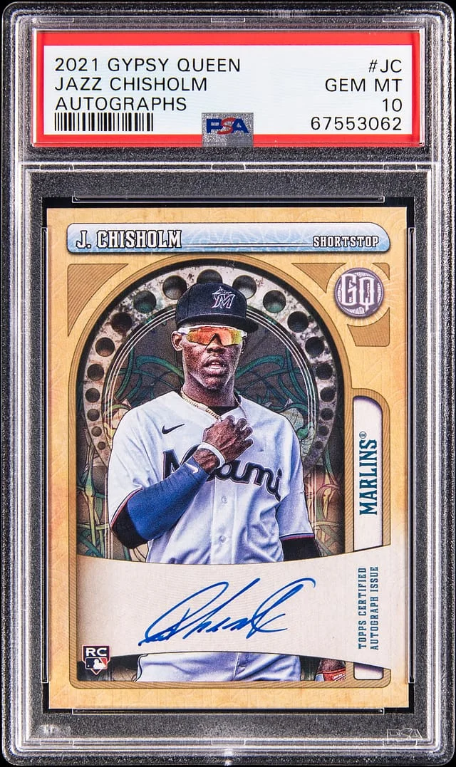 2021 Topps Gypsy Queen Jazz Chisholm Autograph #GQA-JC card image