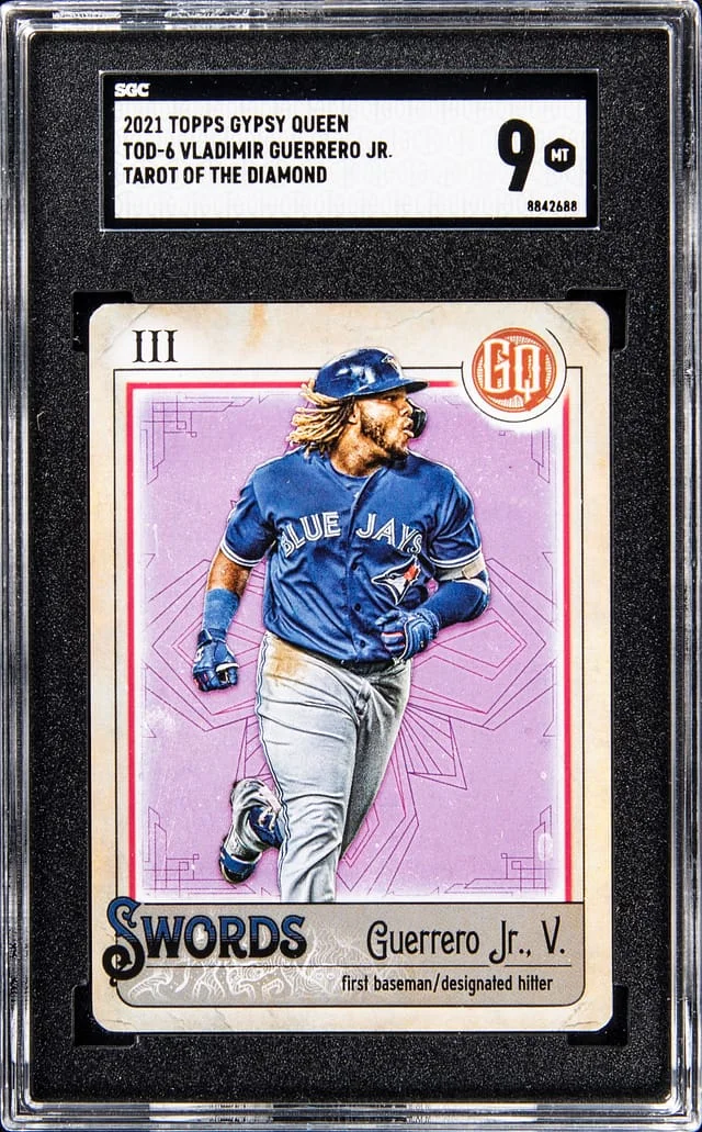 2021 Topps Gypsy Queen Vladimir Guerrero Jr. Tarot Of The Diamond #TOD-6 card image